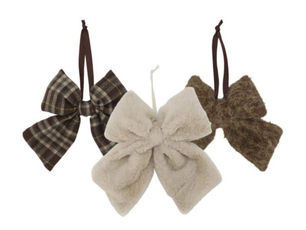 Chic Antique Sløjfer 3 stk. Beige/Mocca