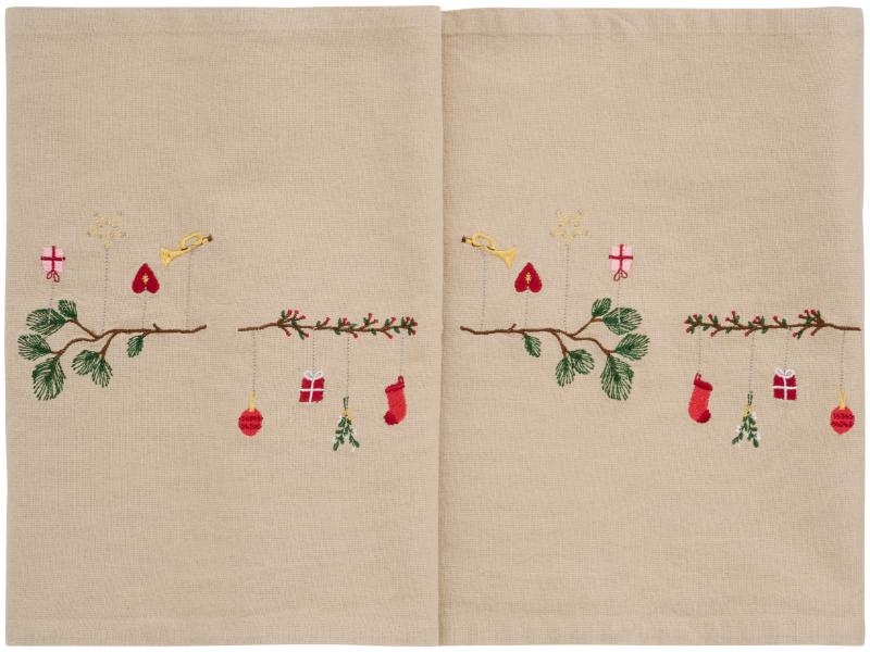 Ib Laursen Bordløber Tradition Grene m/Julepynt