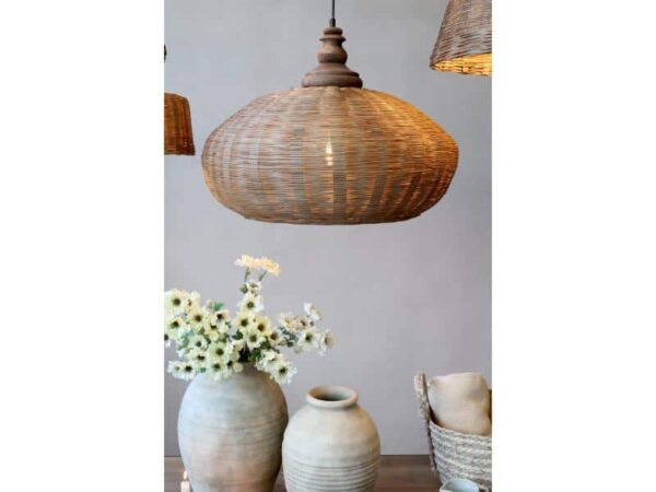 Chic Antique Lampe Rattanflet Ø:62 cm