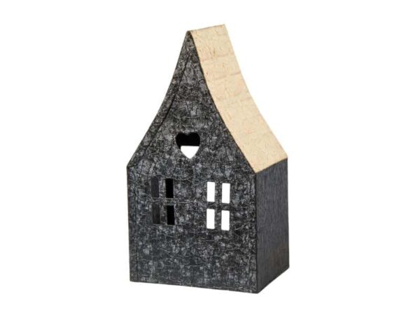 Speedtsberg Hus t/Fyrfad Black/Gold 14 cm