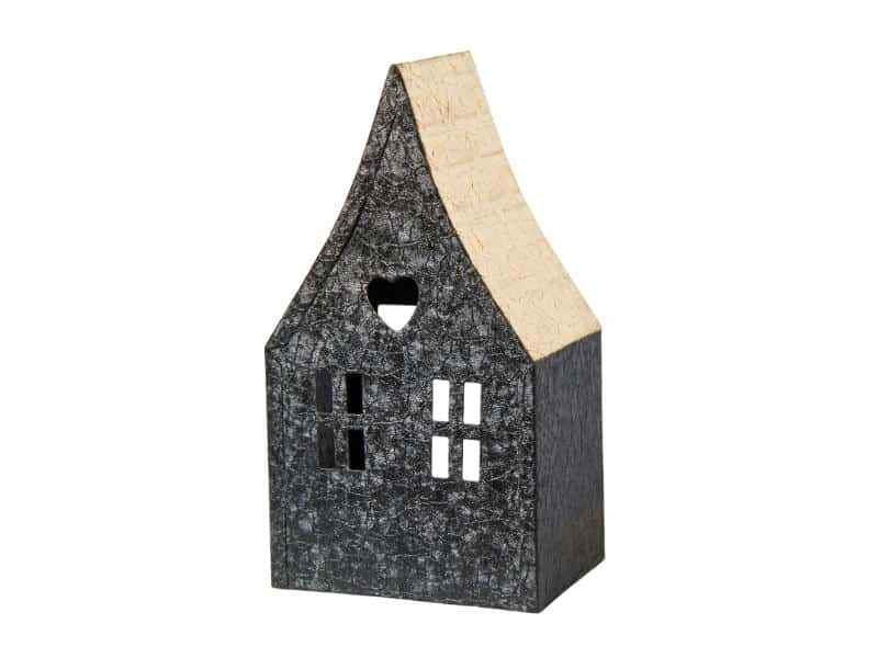 Speedtsberg Hus t/Fyrfad Black/Gold 14 cm