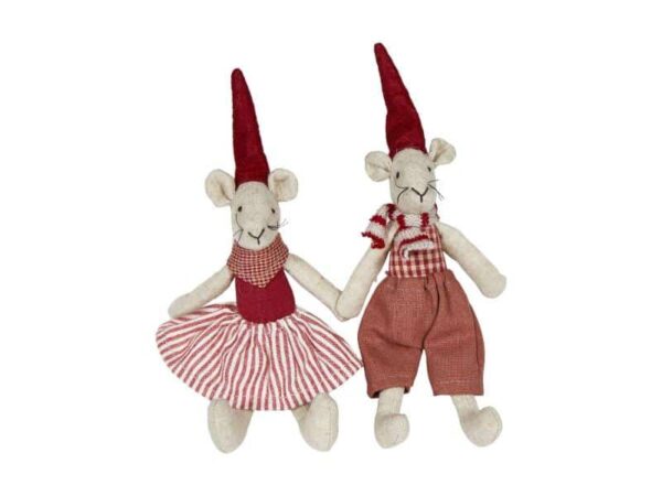 Noa & Nelli m/Magnet Rød H14 cm
