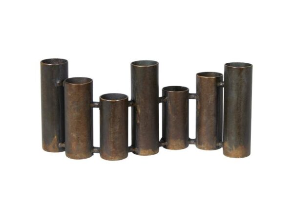 Speedtsberg Skulpturel Vase & Lysestage i Metal – Antik Bronze 22 cm