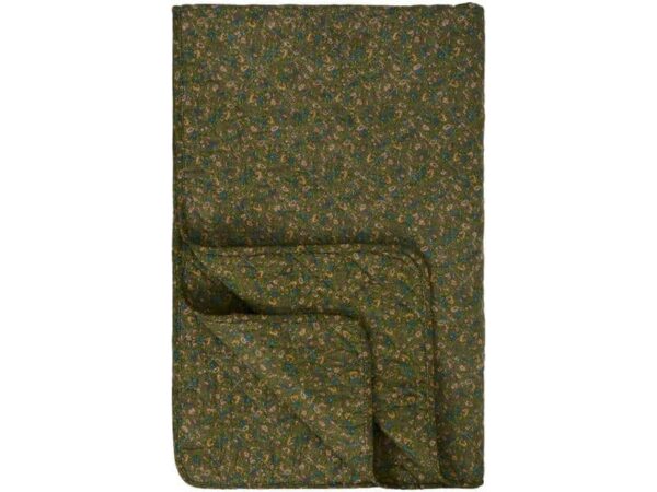 Ib Laursen Quilt Grøn m/blomster