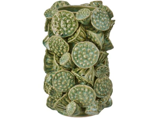 Ib Laursen Vase Lotus Støvgrøn