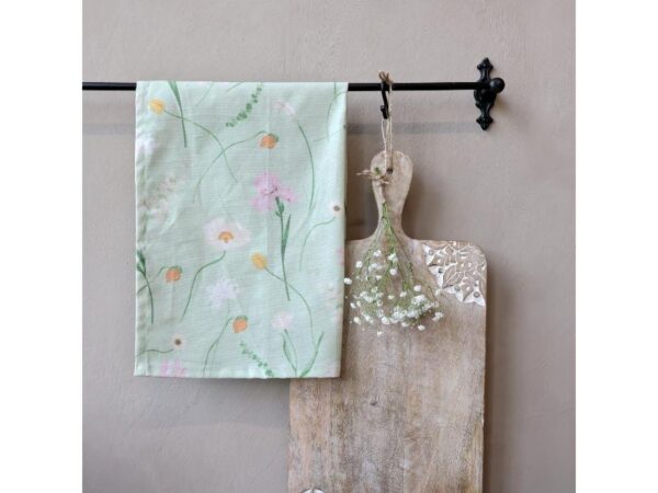 Chic Antique Aix Viskestykke m/blomster Verte