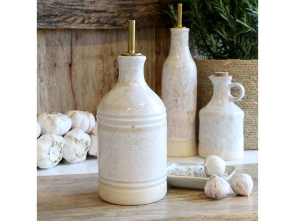 Chic Antique Flaske m/skænkeprop Creme H23