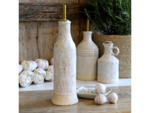 Chic Antique Flaske m/skænkeprop Creme H27,5
