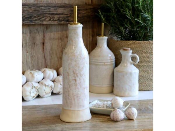 Chic Antique Flaske m/skænkeprop Creme H27,5